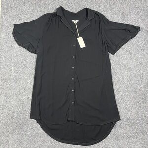 Z SUPPLY JAYCE BUTTON DOWN MINI SHIRT DRESS Medium